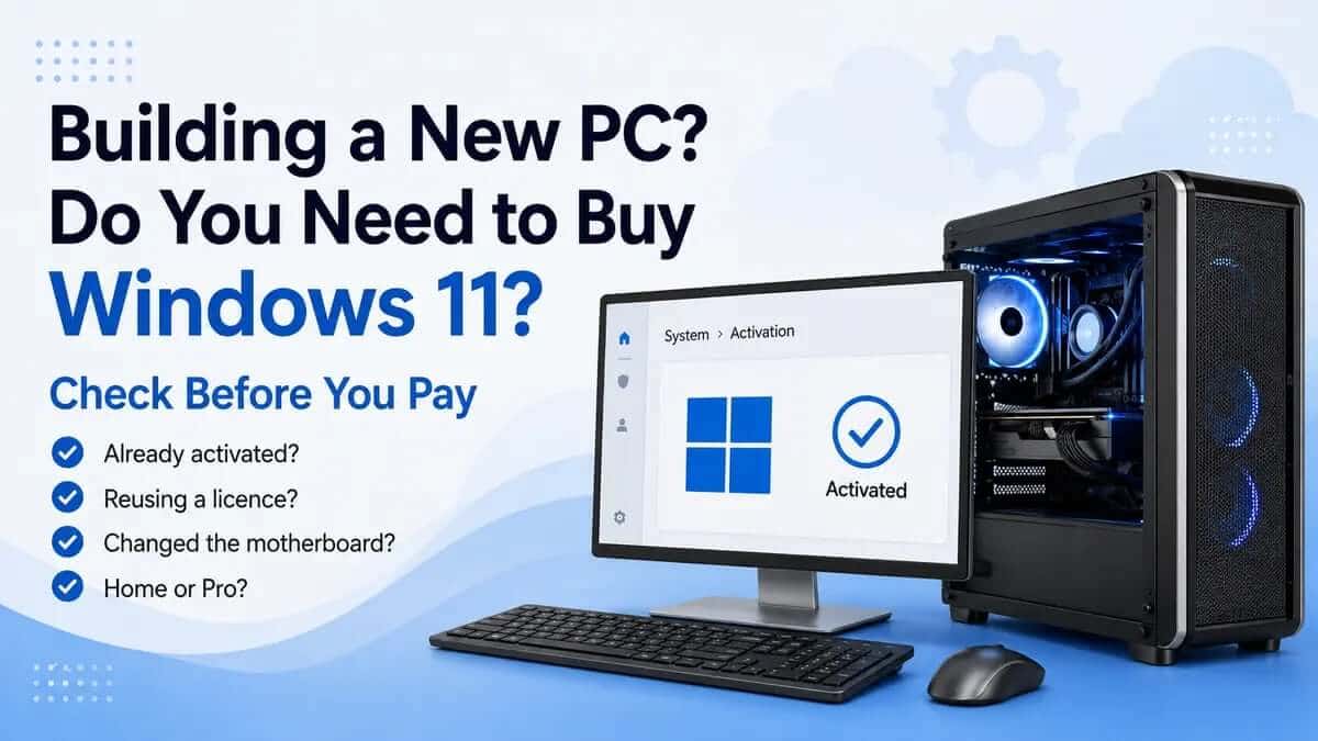 New PC Windows 11 licence and activation decision guide