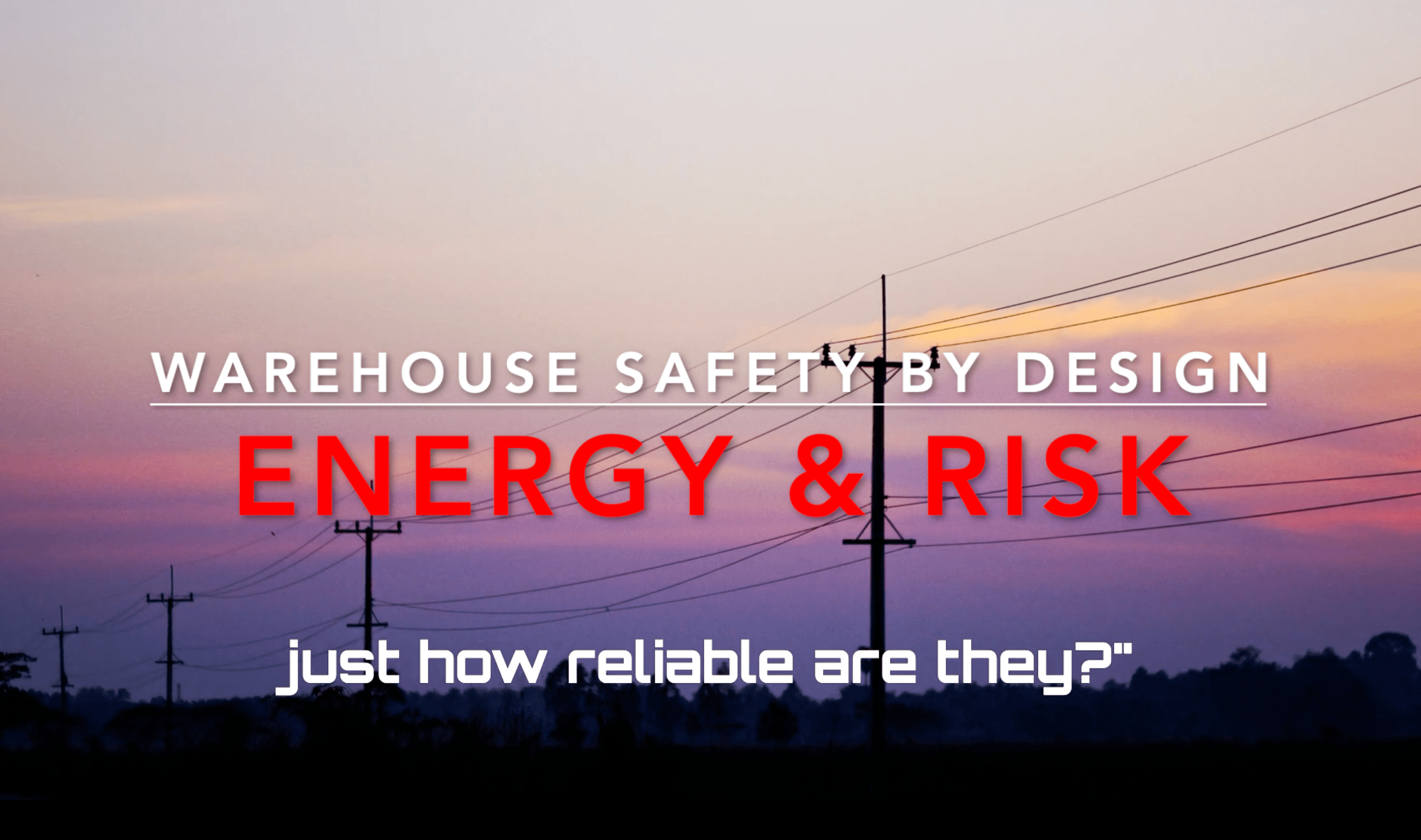 Utilities, Energy and Risk in Safe Warehouse Design