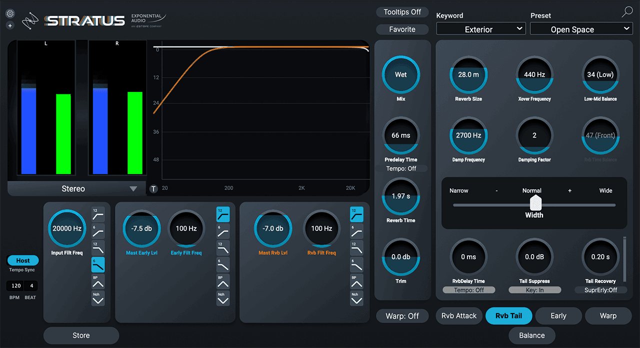 Stratus Exterior / Open Space preset