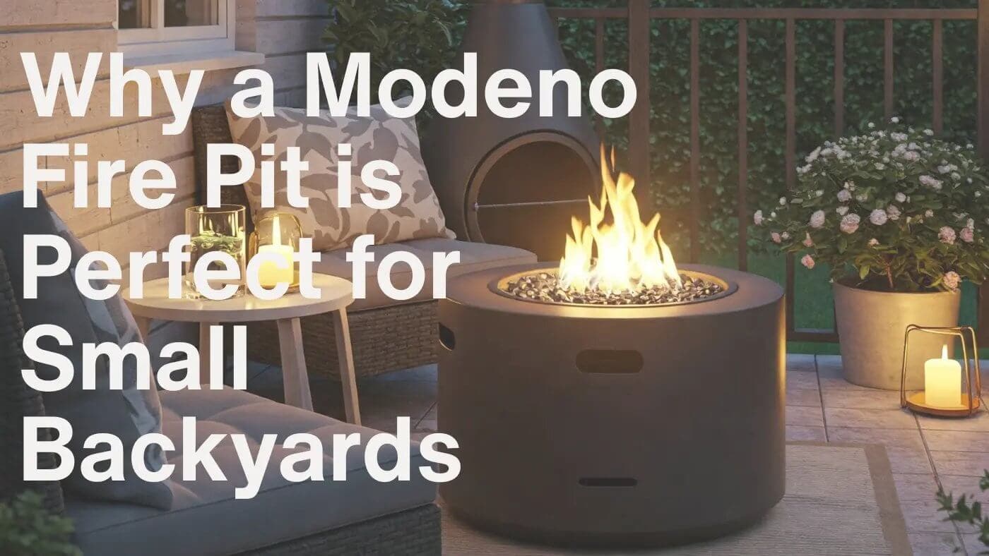 Why a Modeno Fire Pit is Perfect for Small Backyards