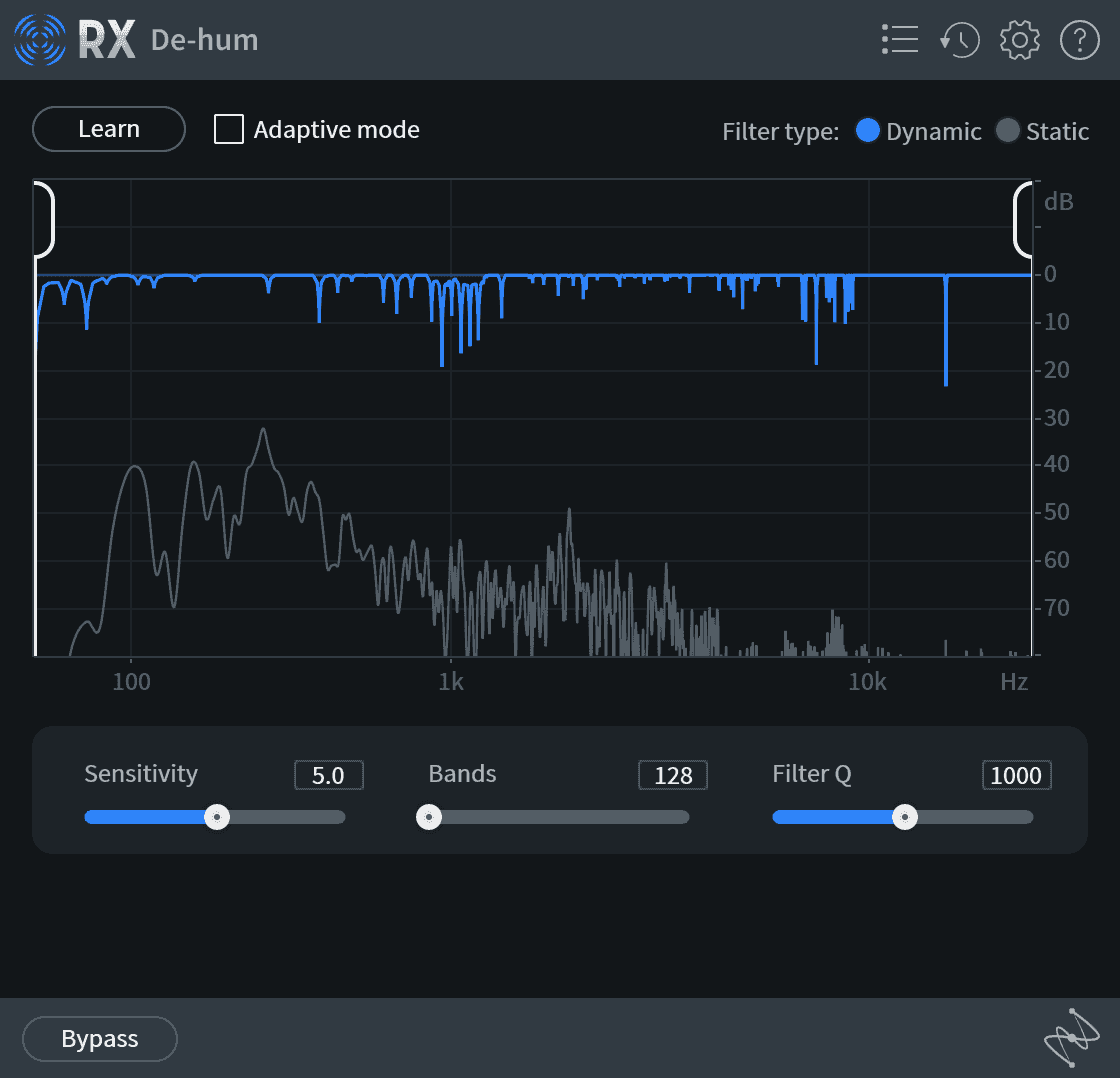 RX De-hum plug-in
