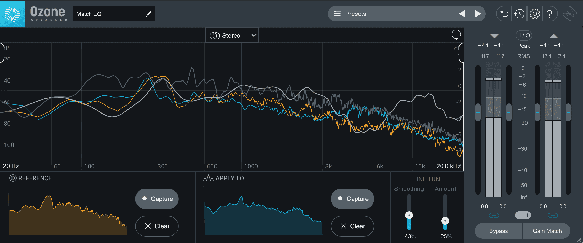 Match EQ in Ozone 9