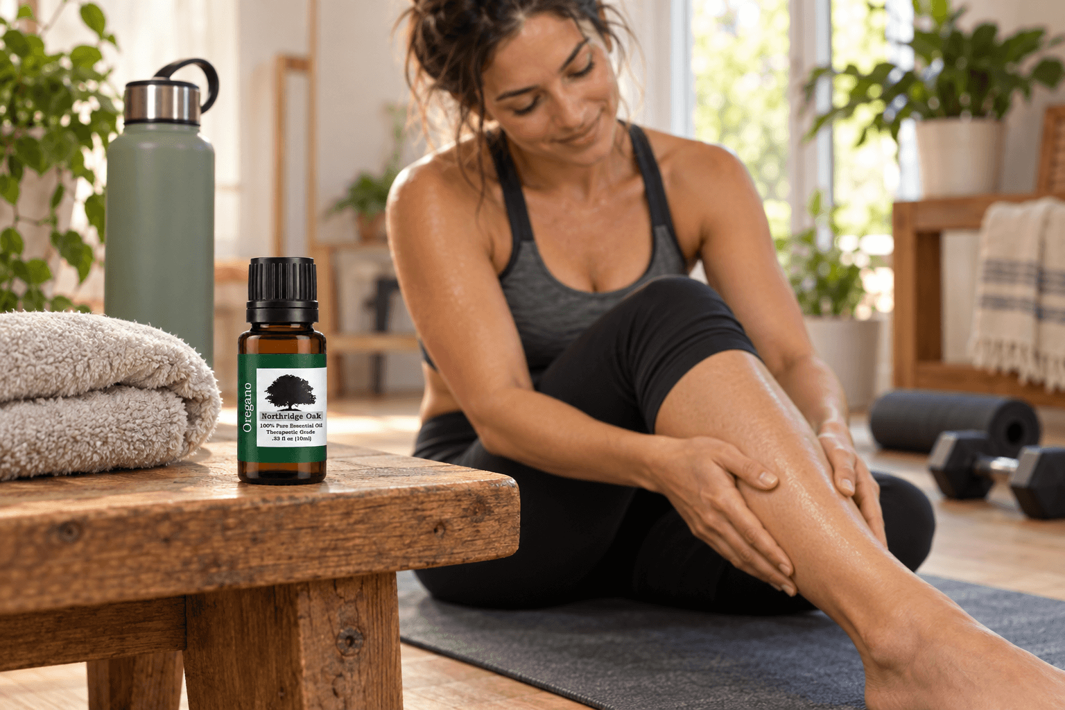 Oregano Essential Oil for Sore Muscles and Warming Massage