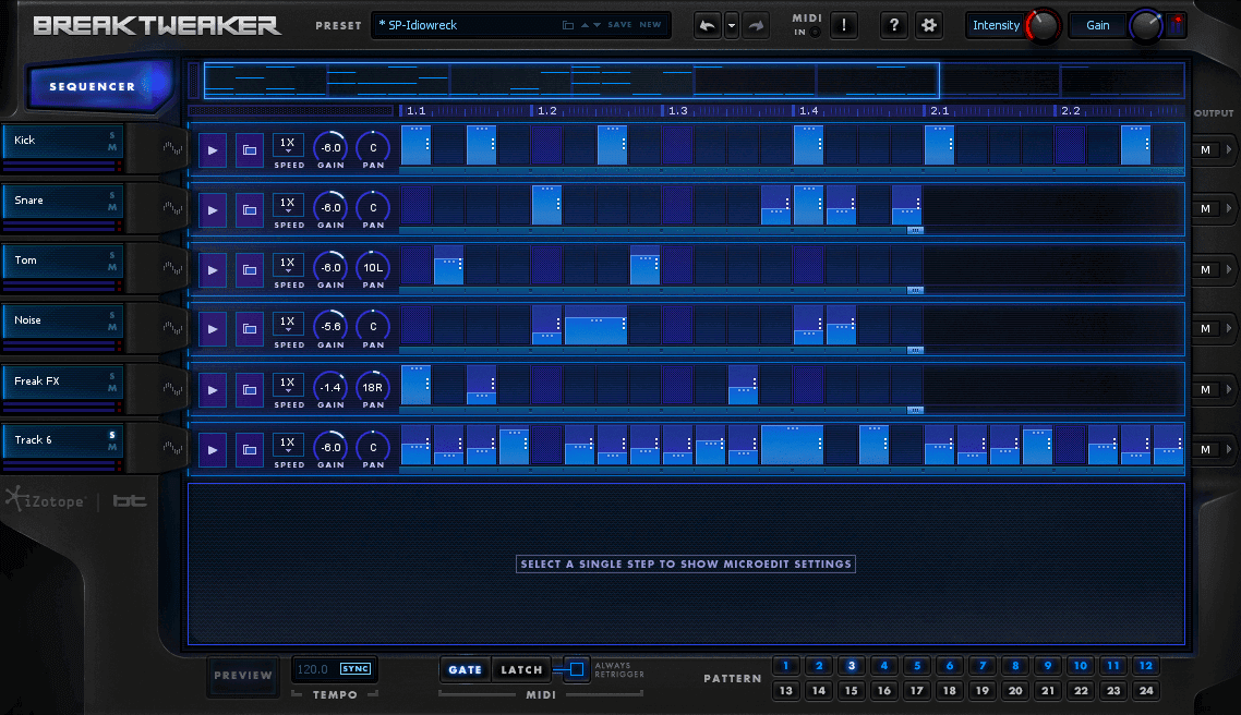 The BreakTweaker sequencer