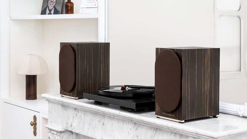 Triangle’s AIO Twin Speaker System Debuts in Luxurious Macassar Finish