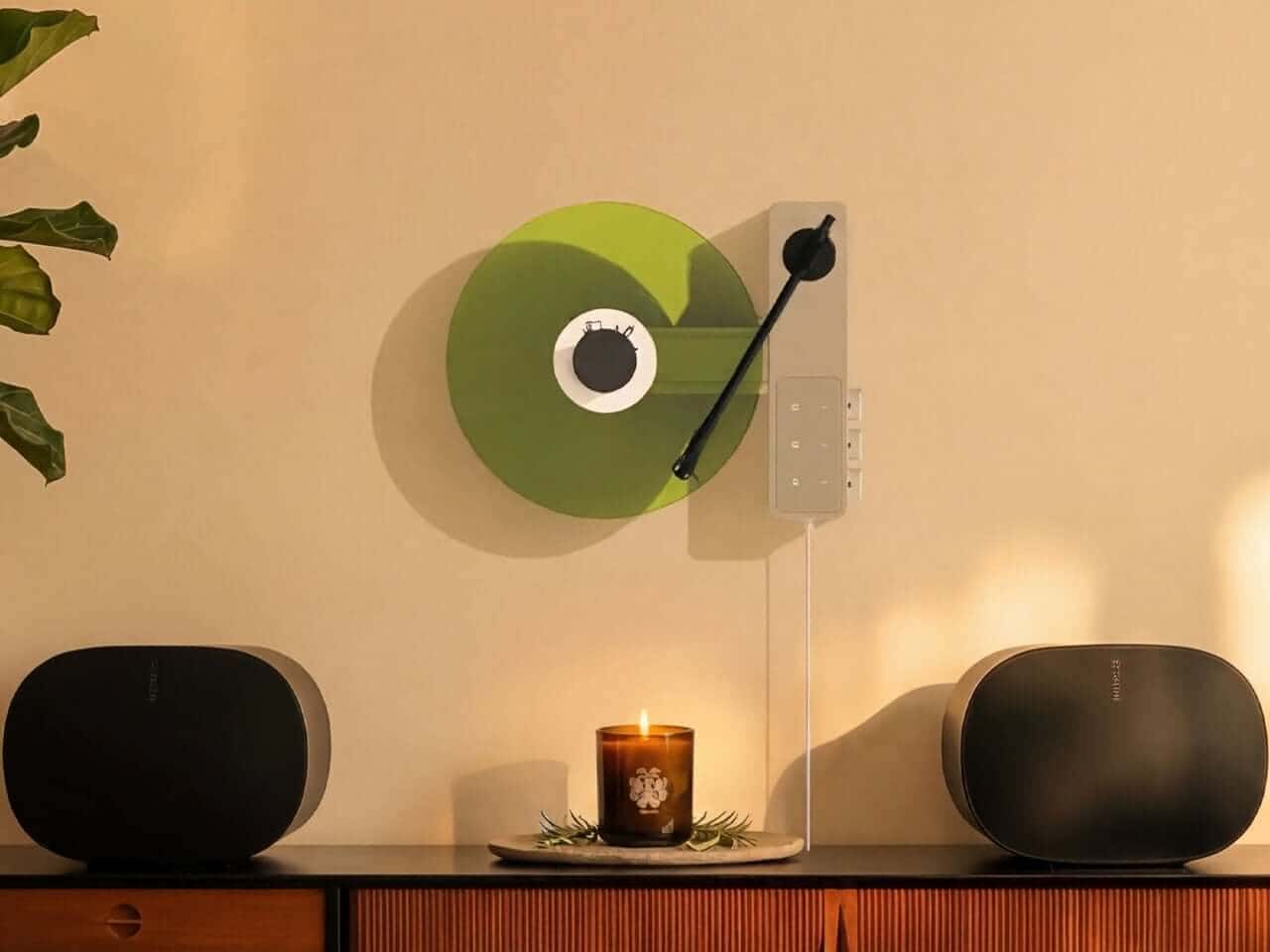 Ruka Studio’s TD-1 Vertical Turntable Transforms Your Vinyl Into Stunning Wall Art