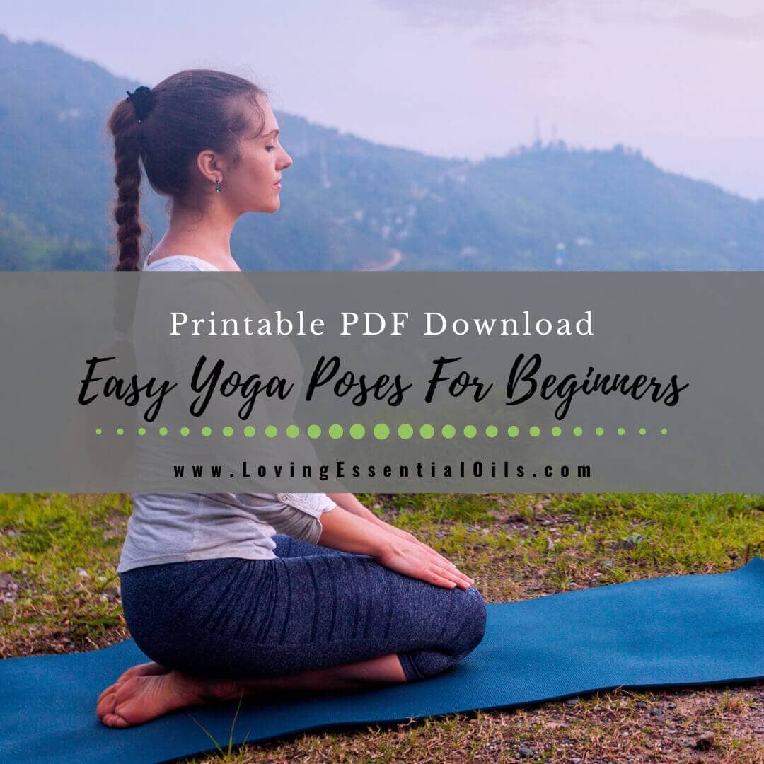 15 easy yoga poses for beginners printable chart