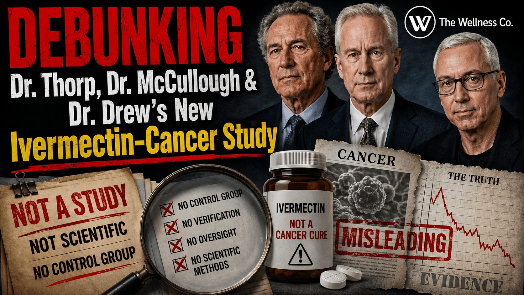 DEBUNKING Dr. Thorp, McCullough & Drew's New Ivermectin-Cancer Study [Part 3 Cancer: The Final Chapter by Agent131711]