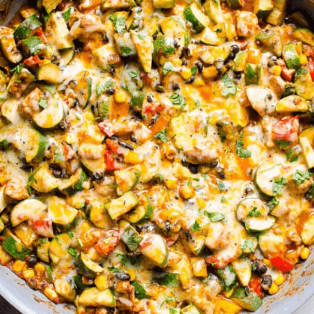 One-Pan Tex-Mex Chicken and Zucchini