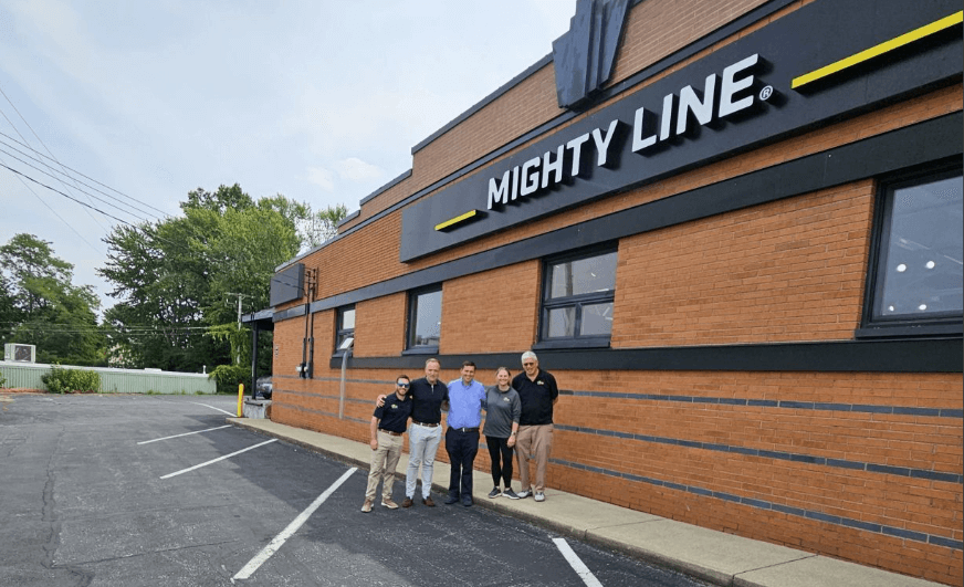 Damian White from Clarity VM visits Mighty Line floor tape in the USA