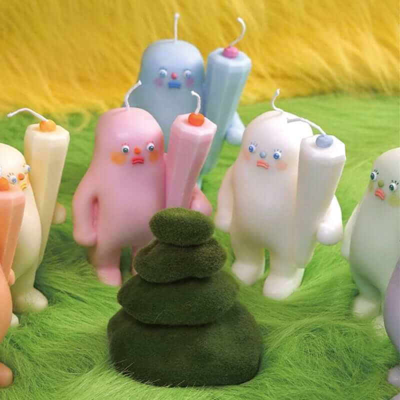 創意情人節禮物推薦1：香氛蠟燭，獨特俏皮的外觀為居家環境營造療癒、放鬆的氛圍