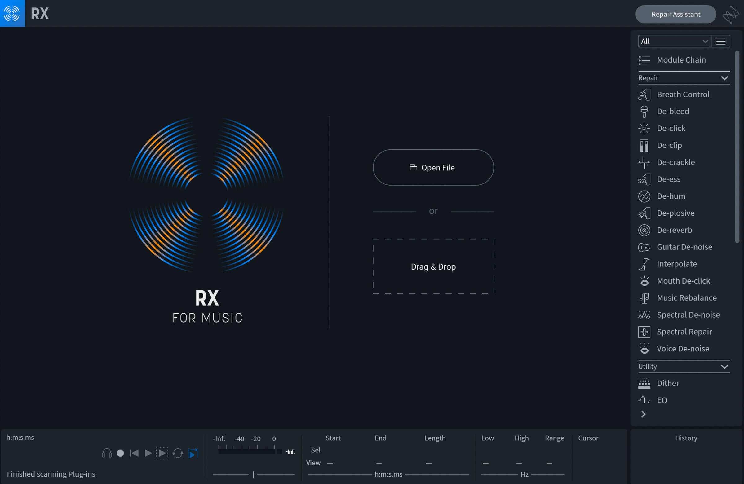 Use RX to remove unwanted background noise