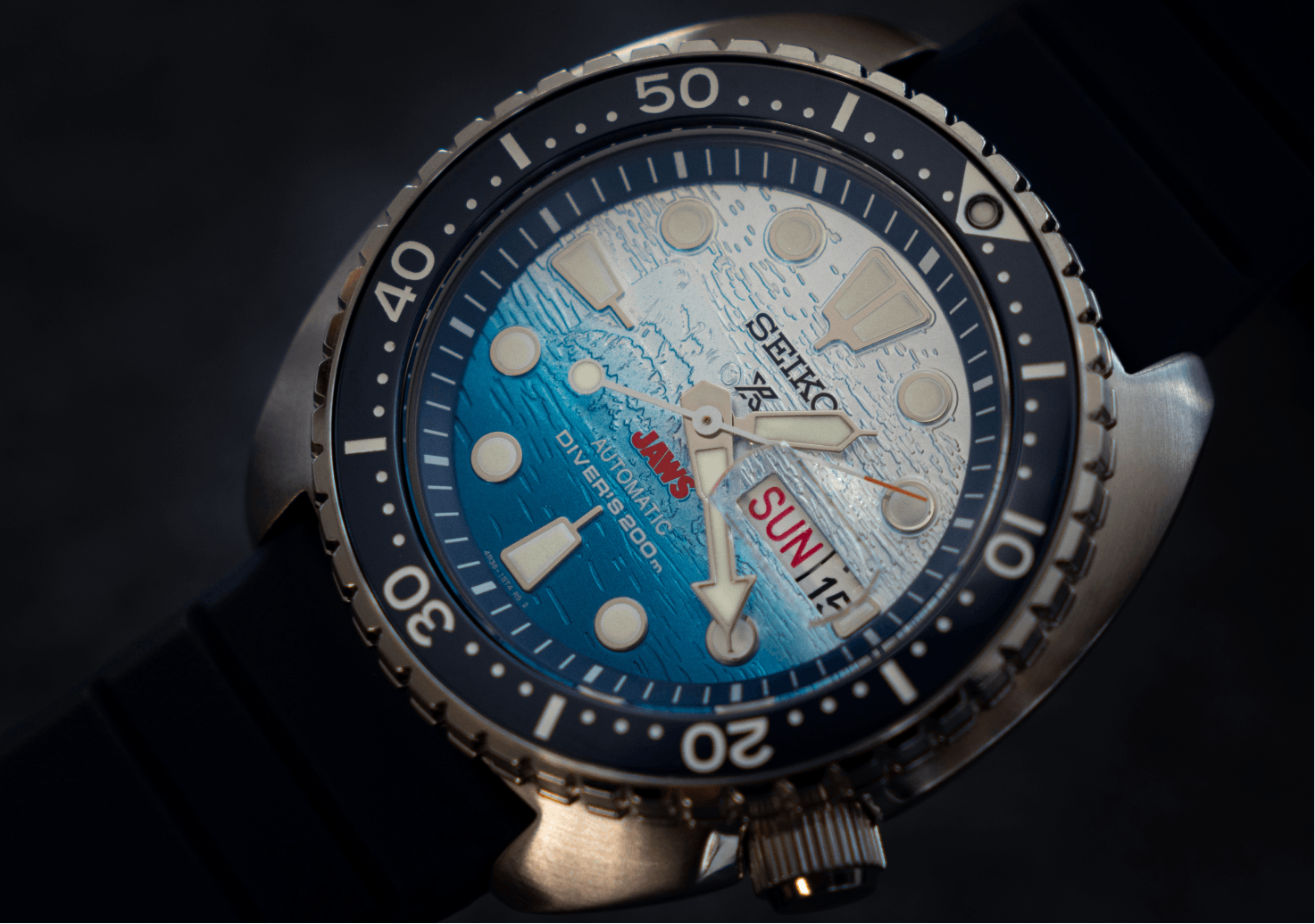 Seiko Jaws watch front