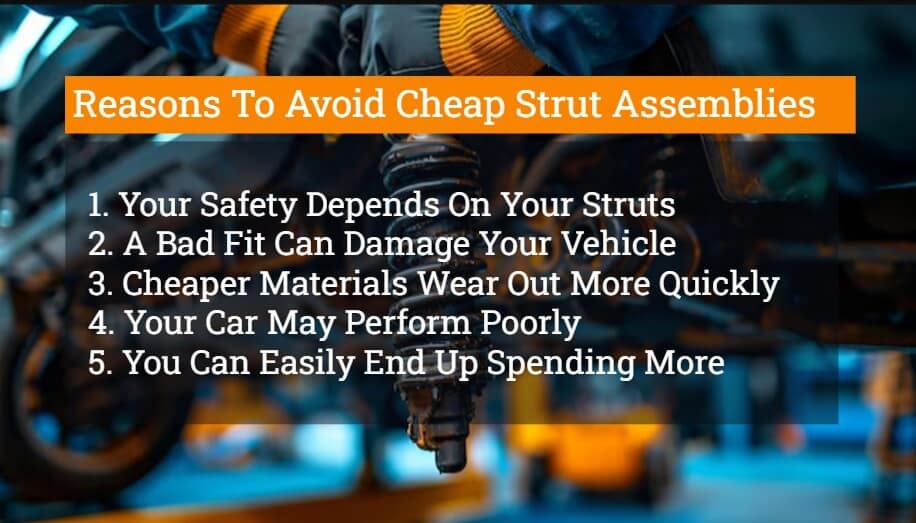 5 Reasons To Avoid Cheap Strut Assemblies