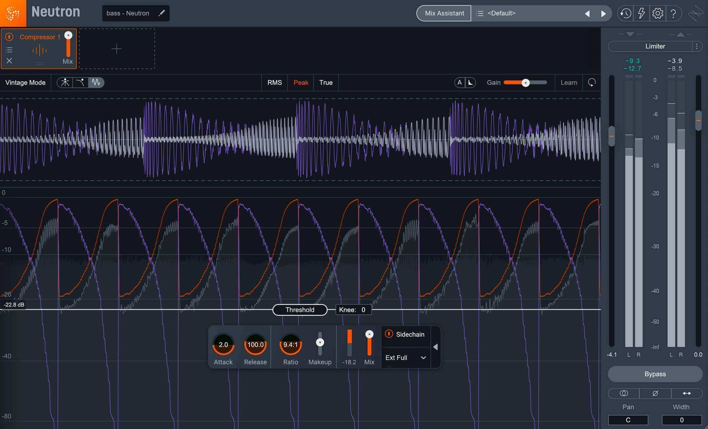 Sidechain compression in Neutron