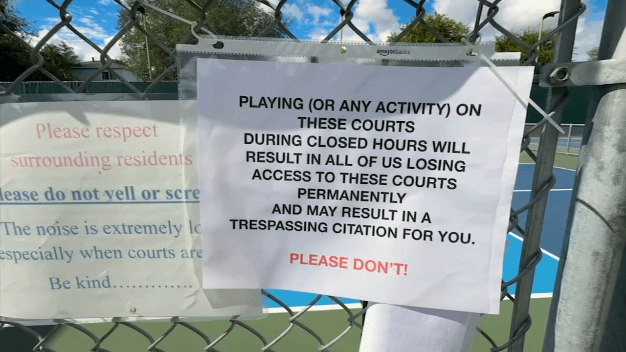 Pickleball noise lawsuits — court closures and HOA legal battles over neighborhood courts