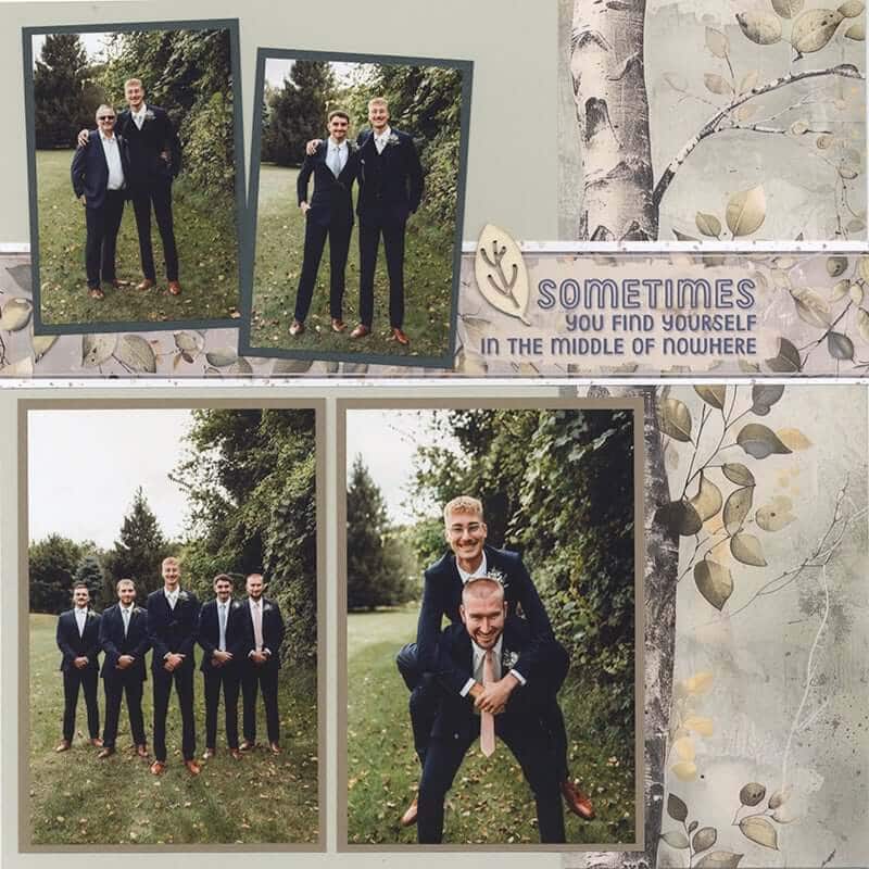 Northwoods Layouts—Scrap special outdoor moments.
