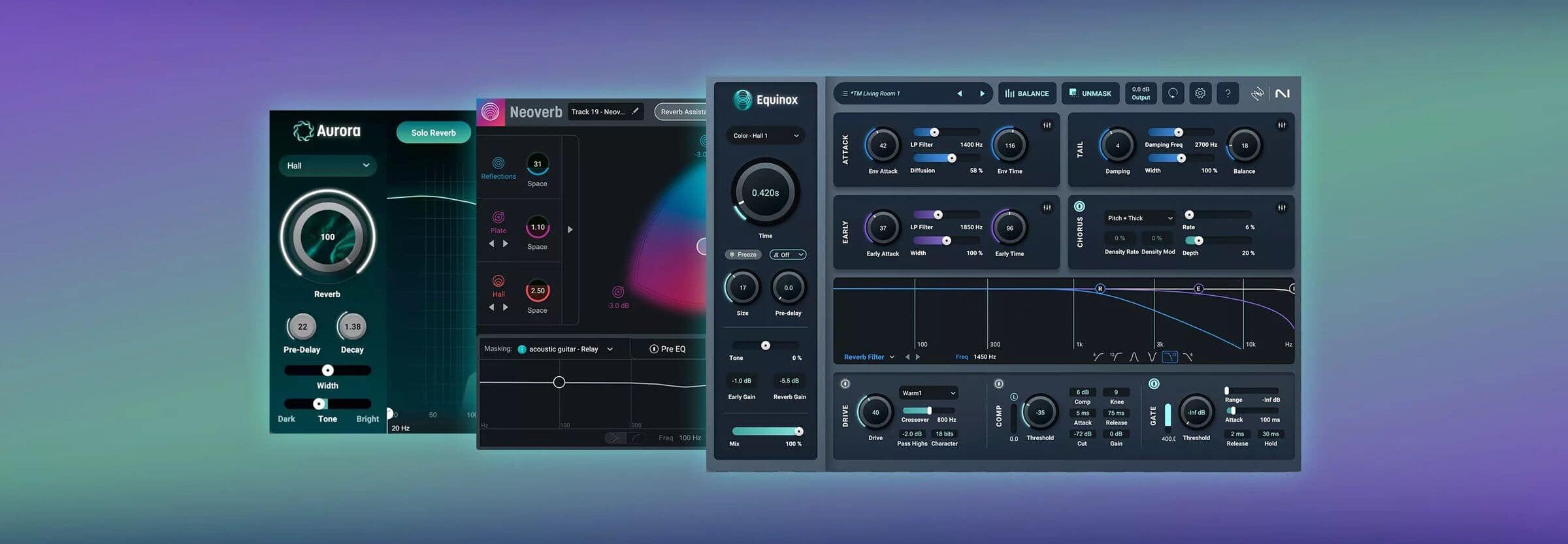 Find your space: a guide to iZotope Equinox, Neoverb, and Aurora reverbs