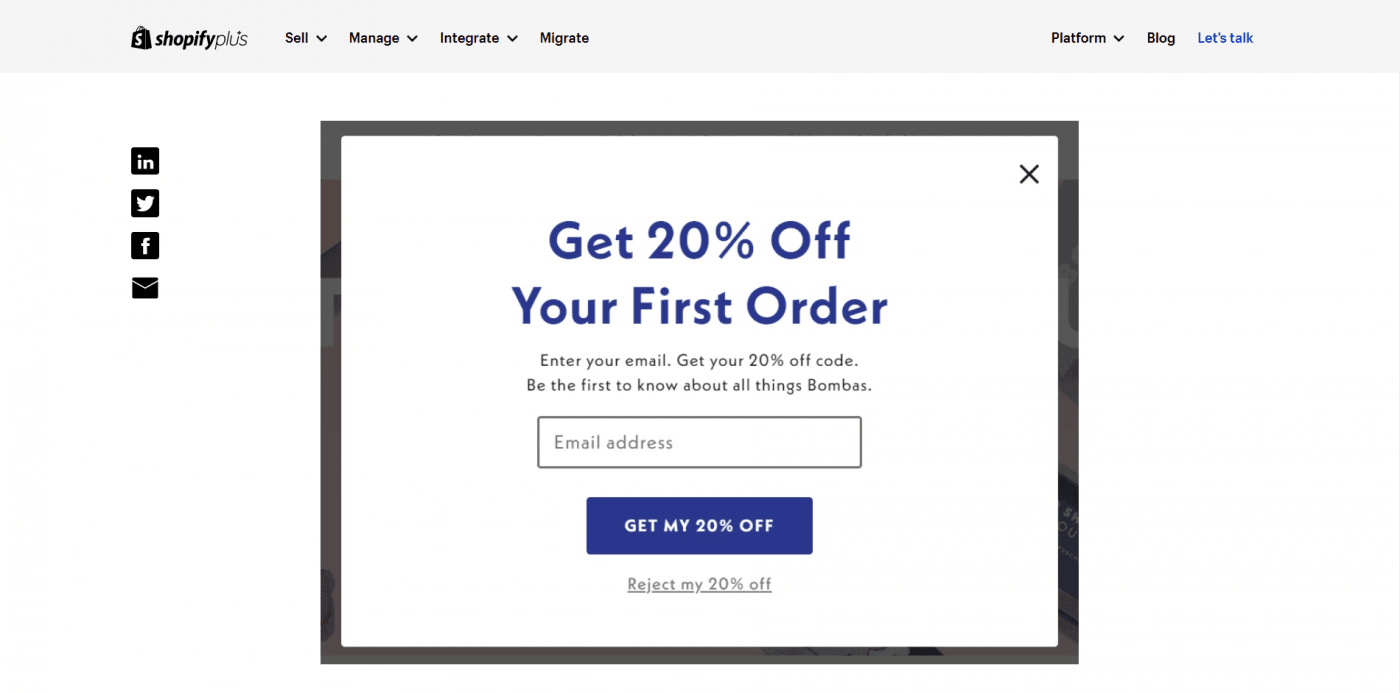 Shopify Plus percentage off Shopify Scripts