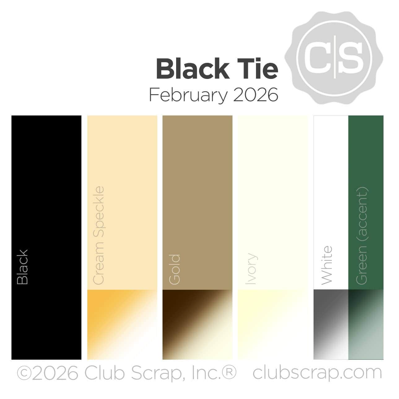 0226 Black Tie Color Palette