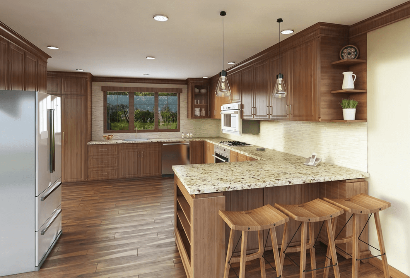 Beige Kitchen Would Trigger Minimalists!