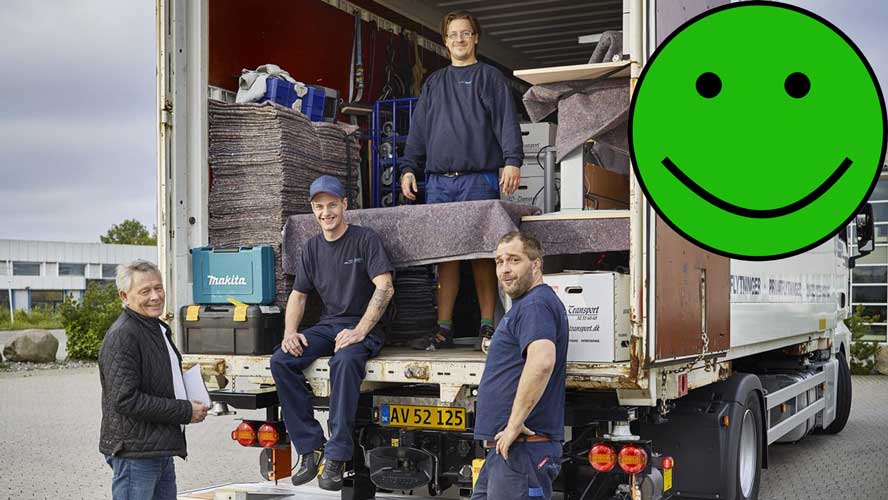 Grøn smiley for Arbejdsmiljø