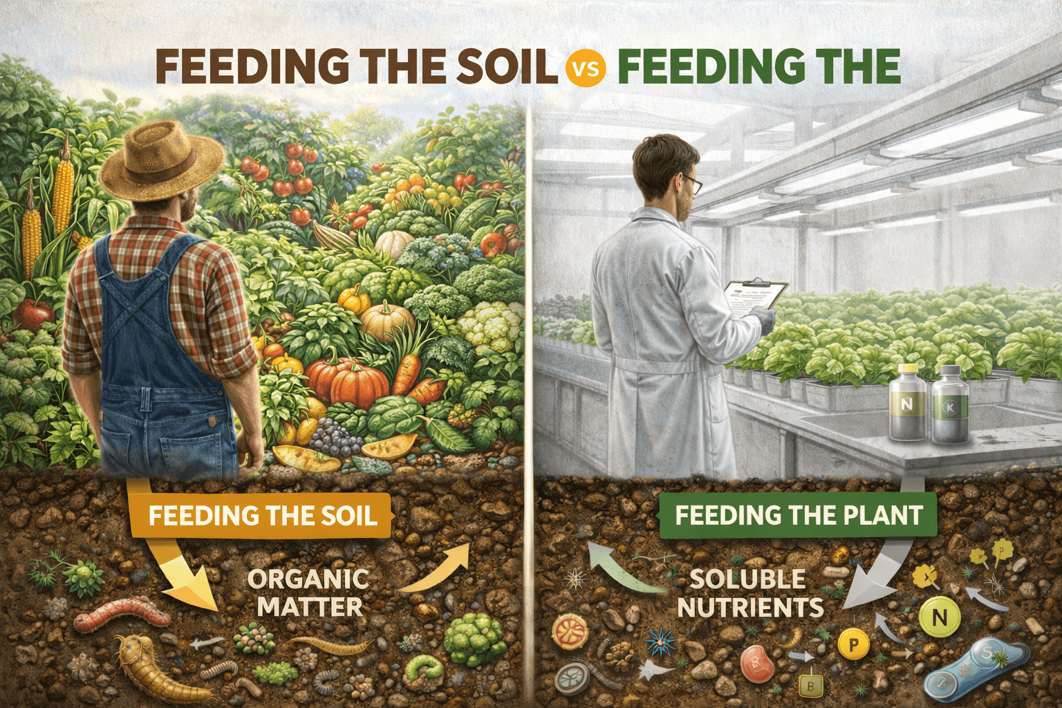 Feeding the Soil vs Feeding the Plant Explained