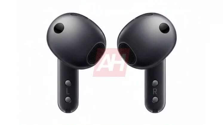 Close-up of the redesigned Galaxy Buds 4 earbud shape