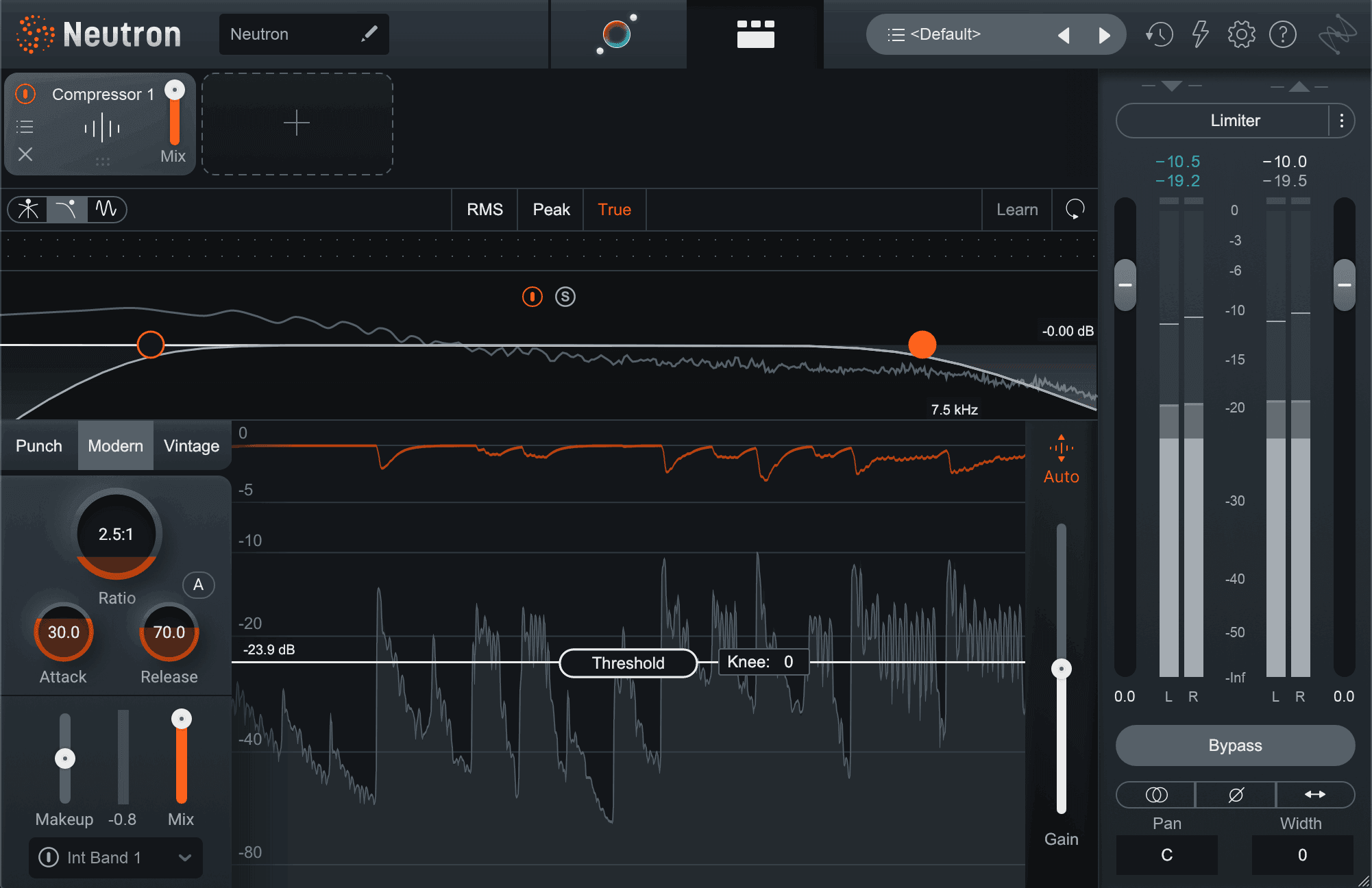 Applying detection filtering to Neutron’s True mode