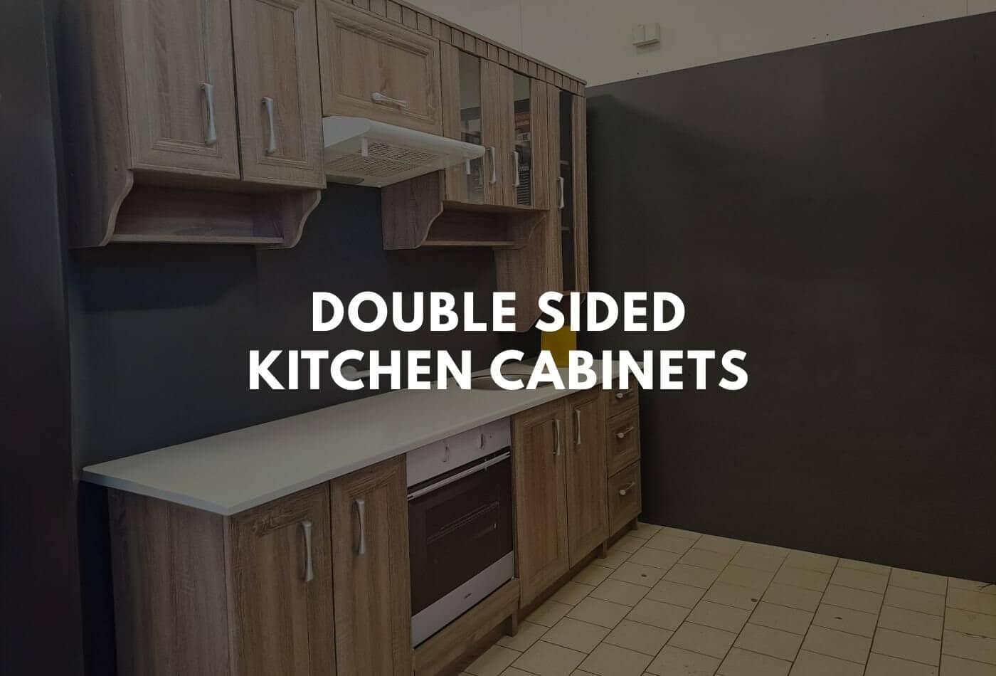 Double Sided Kitchen Cabinets