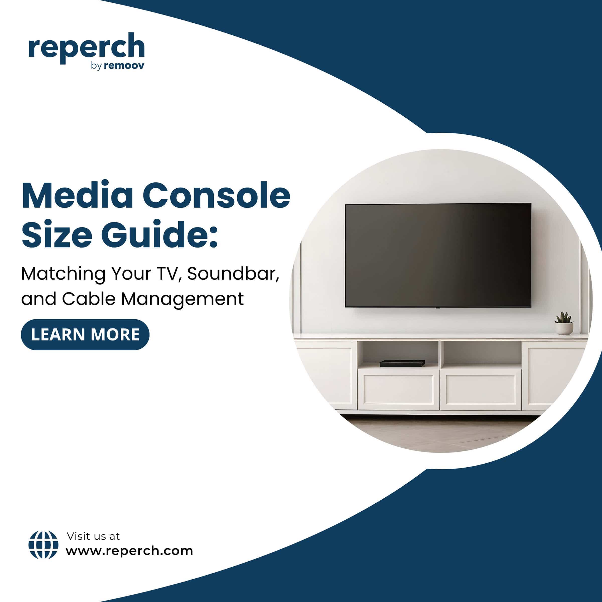 Media Console Size Guide: Matching Your TV, Soundbar, and Cable Management
