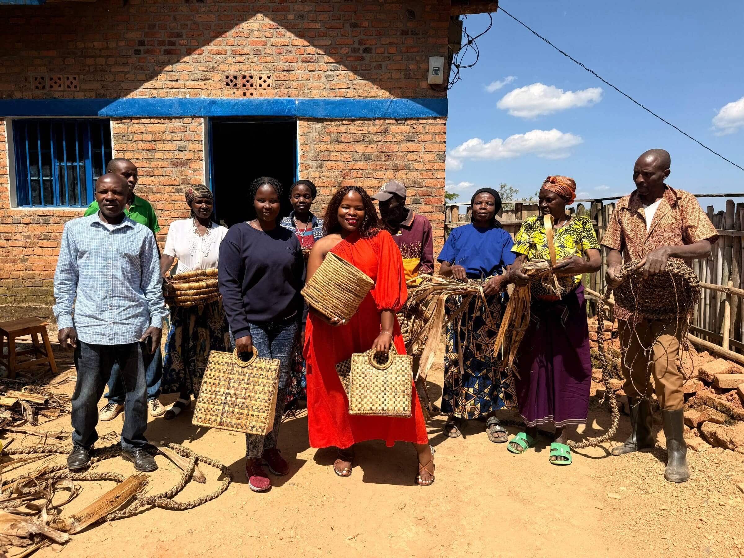 Rwanda Artisans Behind the Scenes at Mo's Crib