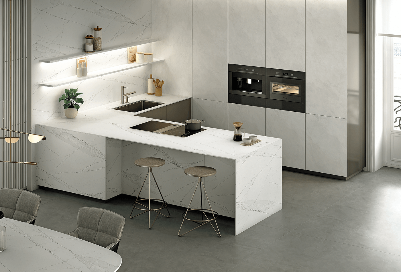 Astonishing Grey Vein Stones  for Well-Mannered Homes