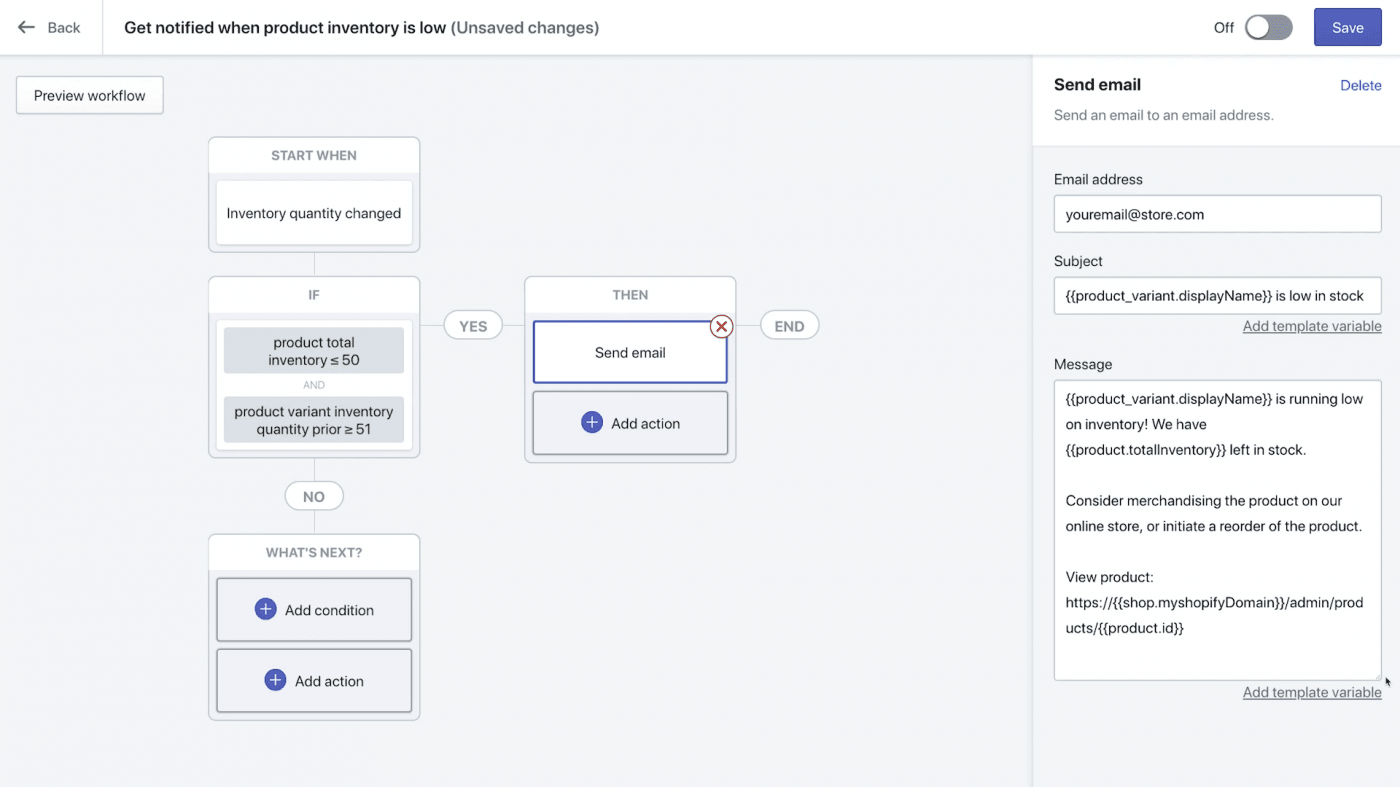 Shopify Plus workflow