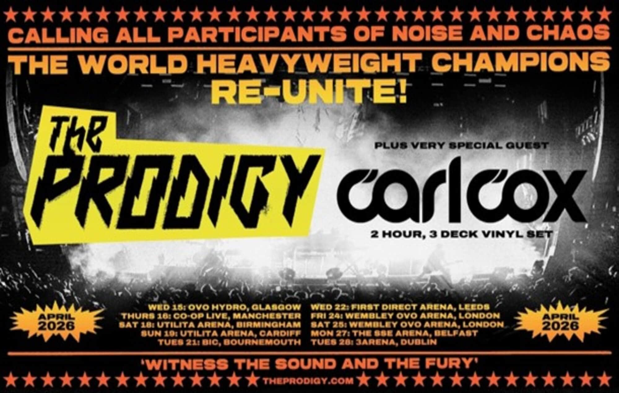 The Prodigy Tour Poster