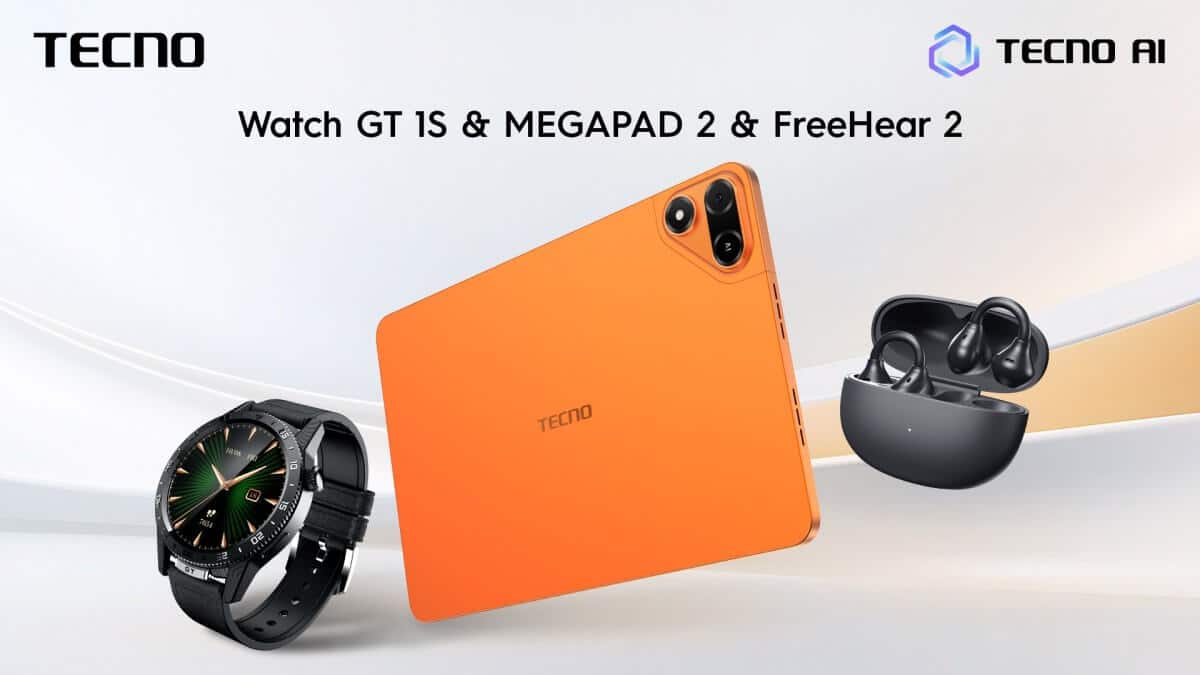 Affordable Tablet and Premium-Style Watch: Tecno Unveils Trio of Budget Kings with Russian Availability