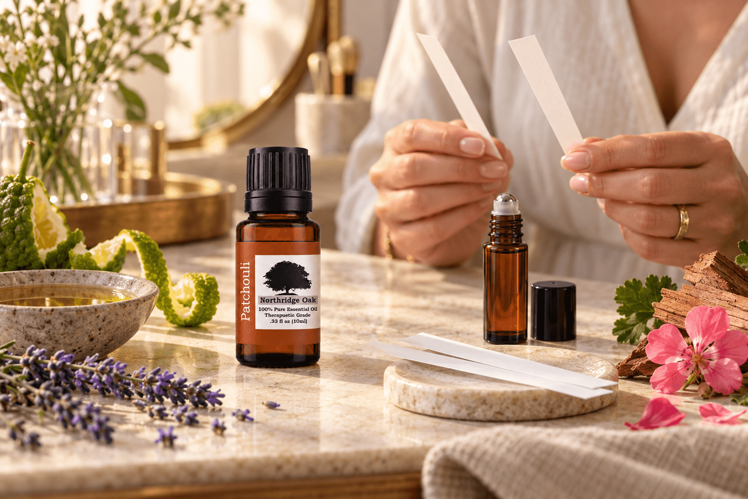 Patchouli Essential Oil Natural Perfume: Base Notes and DIY Blends