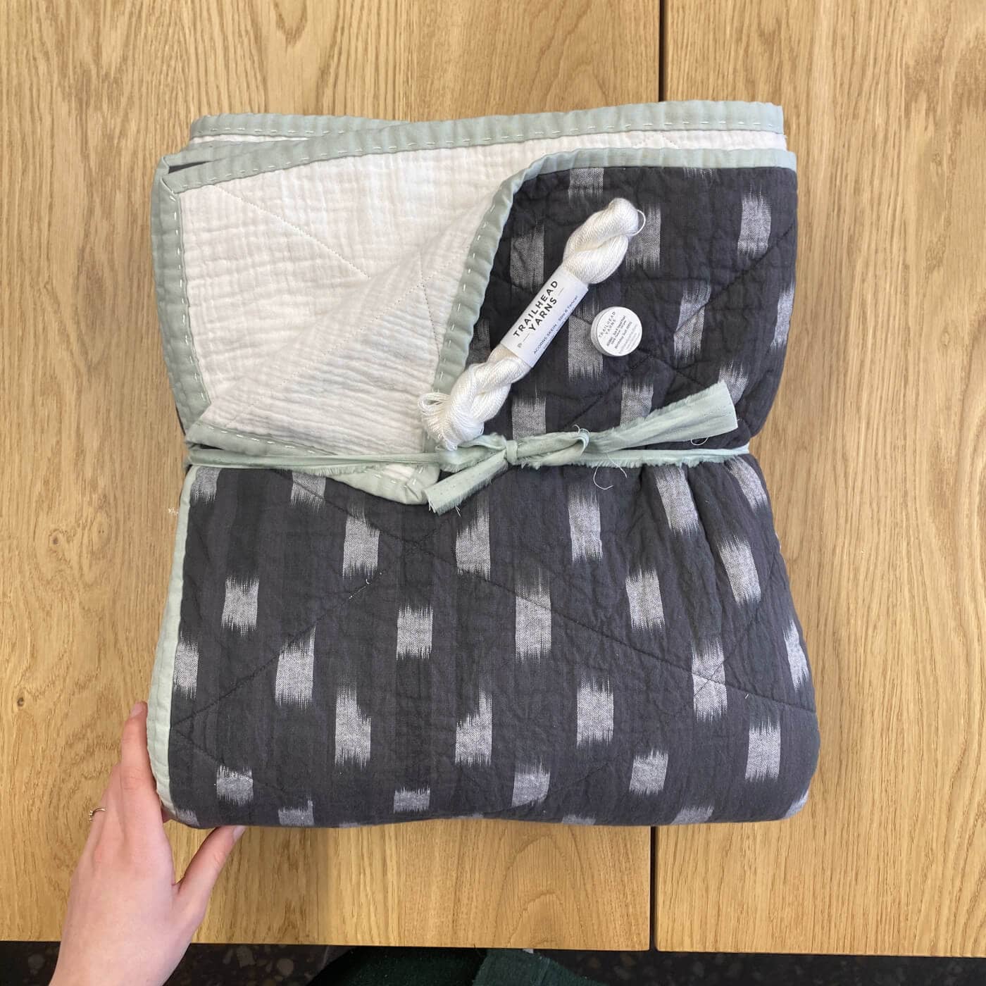 Whole Cloth Quilts - a simple tutorial for a simple quilt