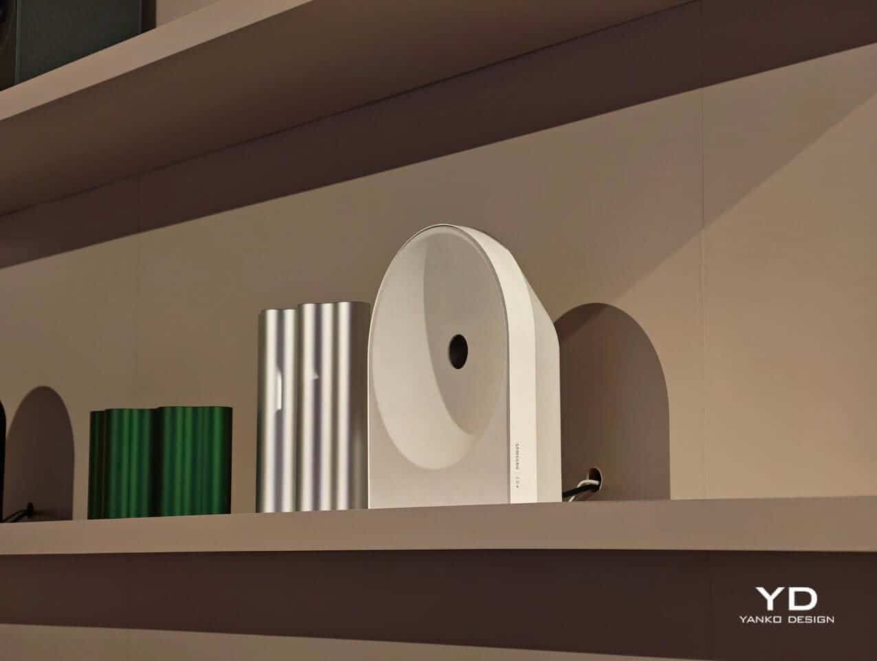 Speakers seamlessly blending into home decor