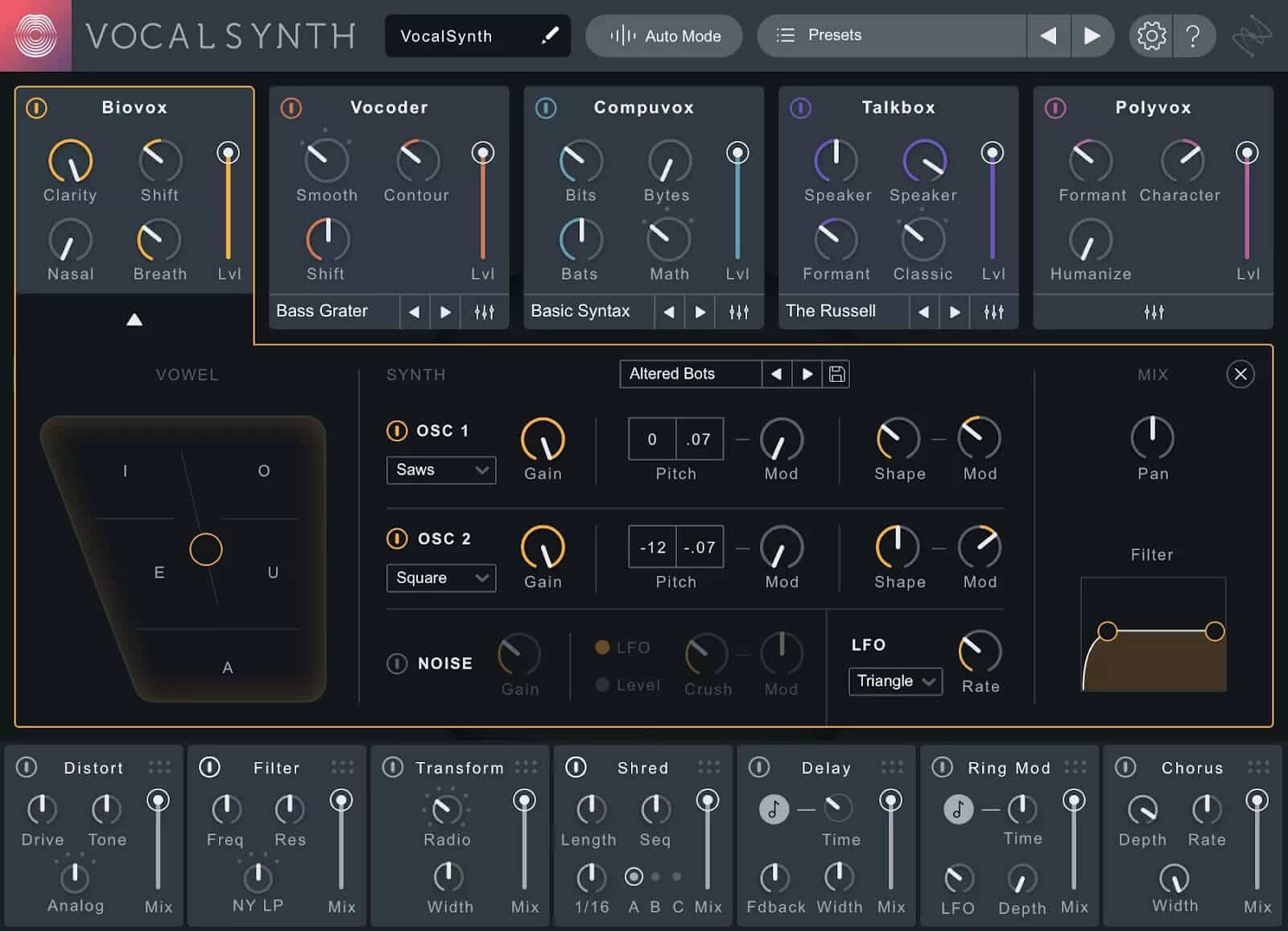 Introducing Inter-plugin Communication in VocalSynth 2