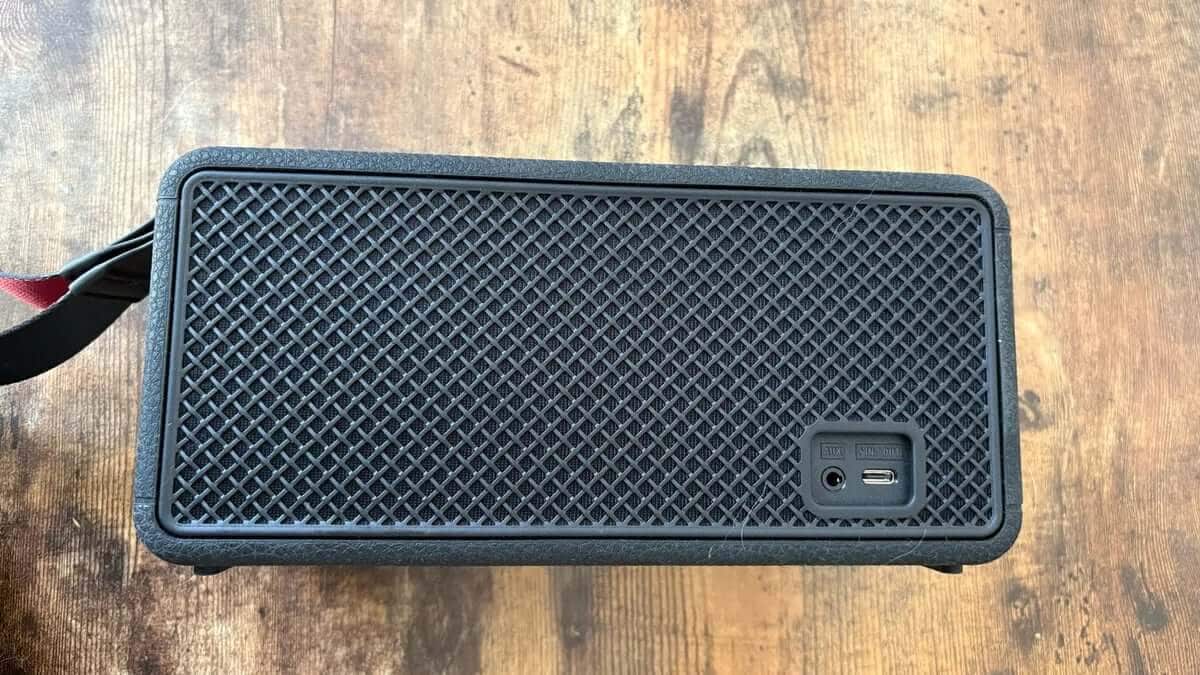 Marshall Middleton II Bluetooth Speaker side view showing rugged design