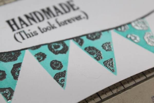 Stamped Stencil Technique