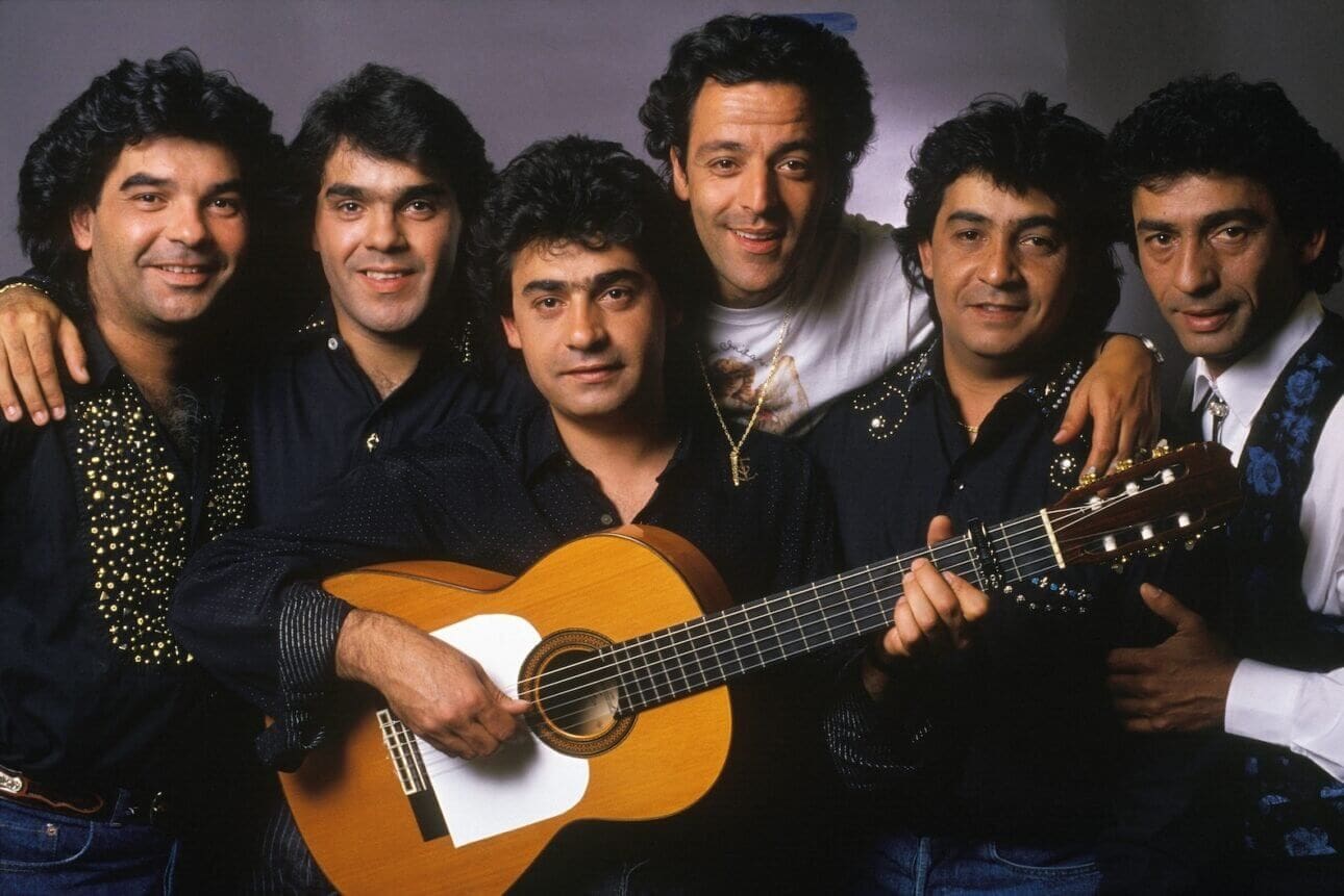 The Gipsy Kings captured in France, 1989.