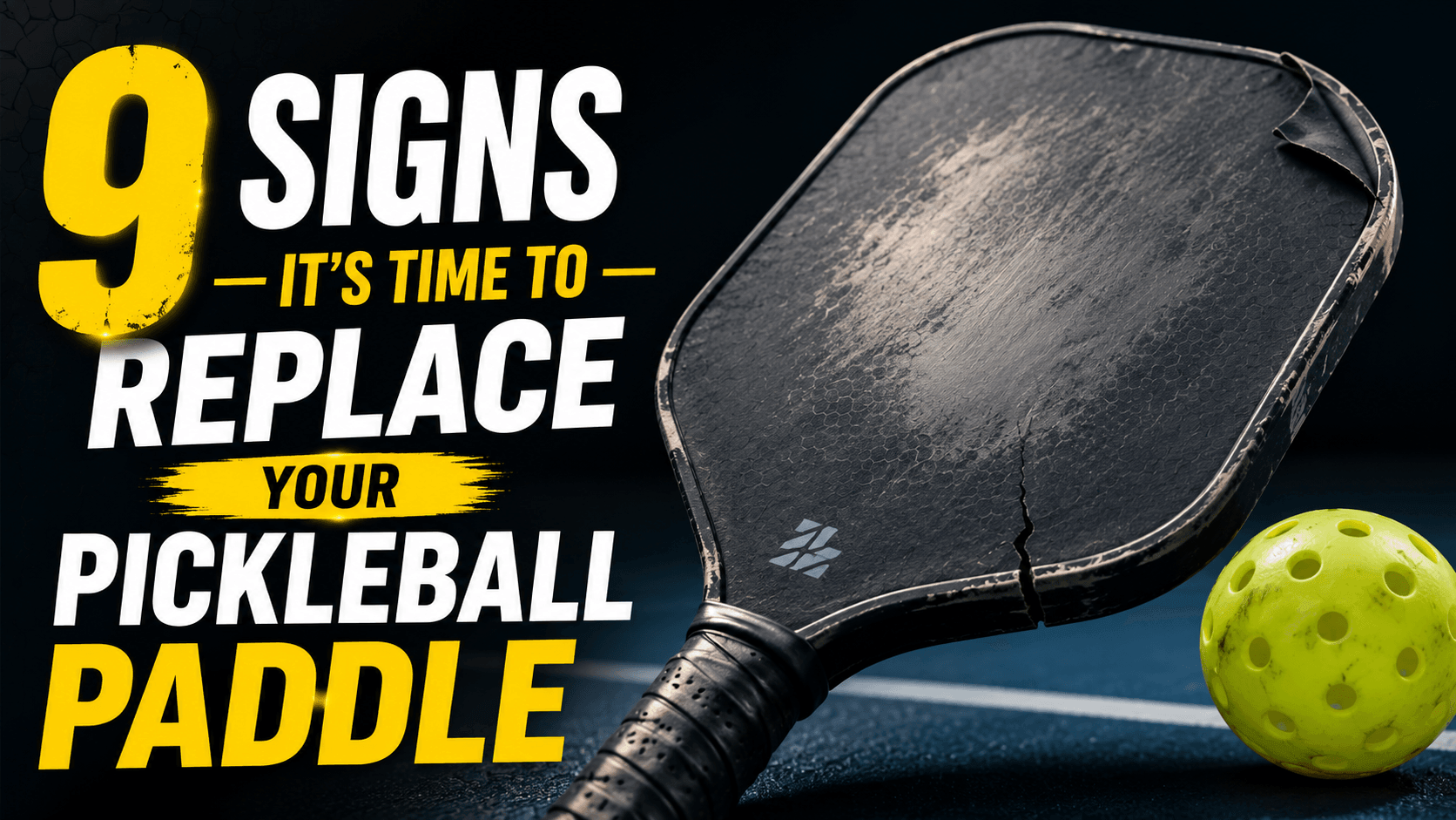 When to Replace a Pickleball Paddle: 9 Signs Your Paddle Is Worn Out