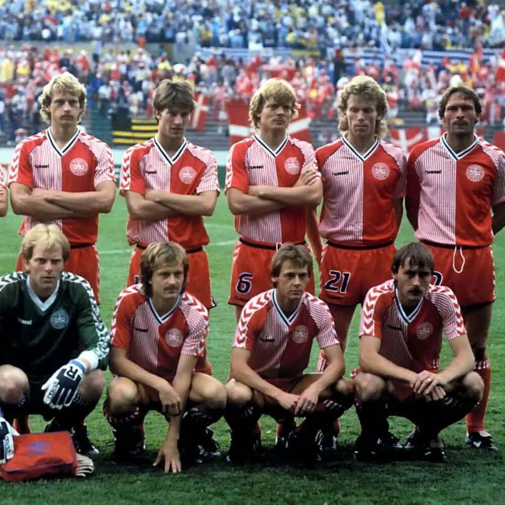 Denmark 1986 Football Shirt: How a Roll of Striped Fabric Created an Icon