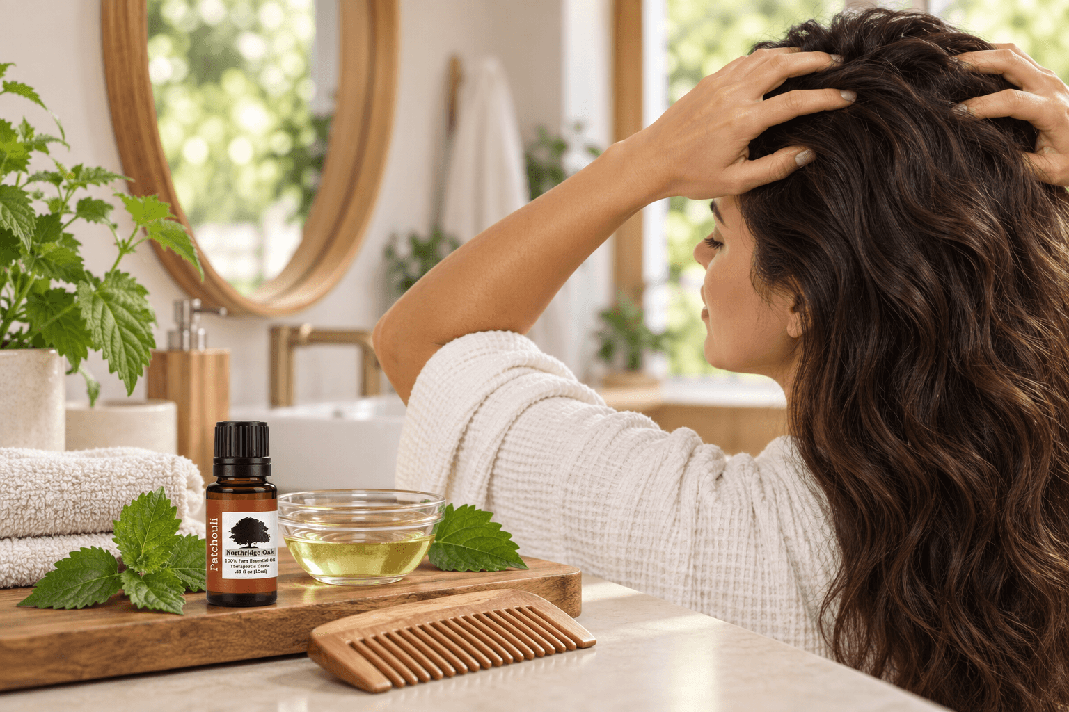 Patchouli Essential Oil for Hair and Scalp