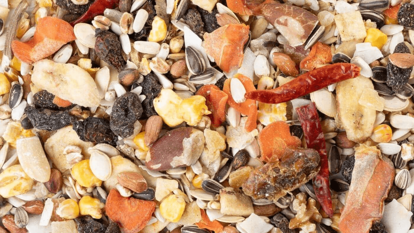 Human Food-Grade Ingredients in Johnston & Jeff Parrot Food
