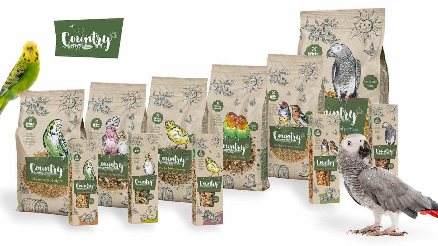 Variety of Country Parrot Foods & Treats 