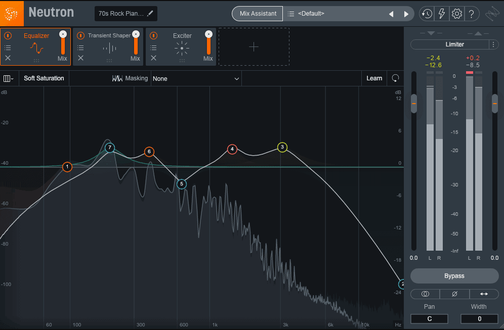 Weird piano EQ choice in Neutron