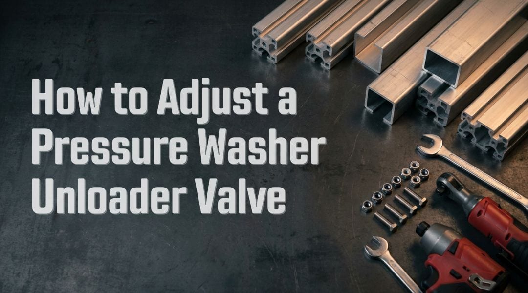 How to Adjust a Pressure Washer Unloader Valve — The ProTool Way